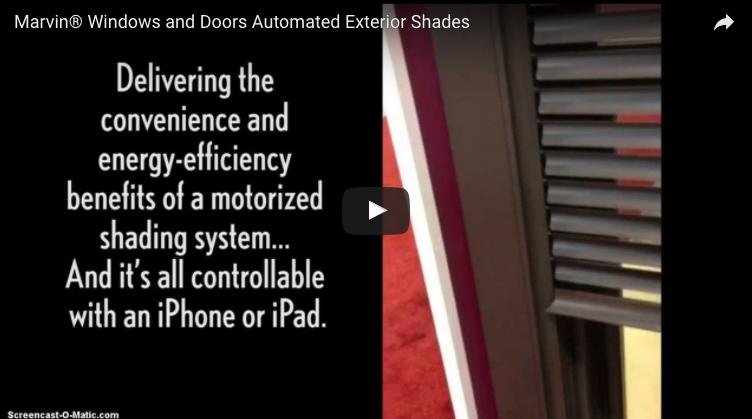 Exterior Shade-Controlled by I-Phone or I-Pad